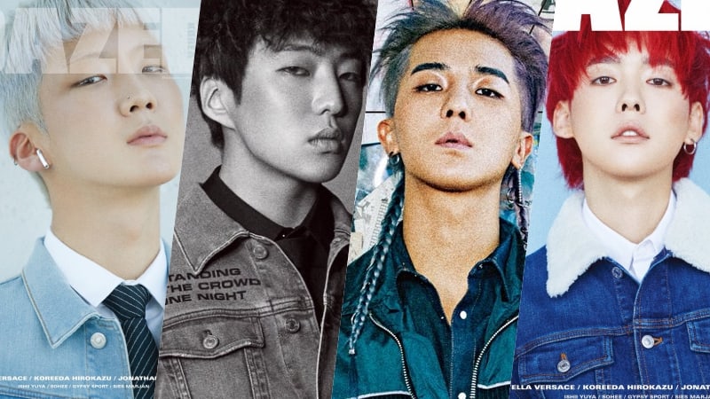 WINNER modela looks con estilo en portadas individuales para Dazed Korea