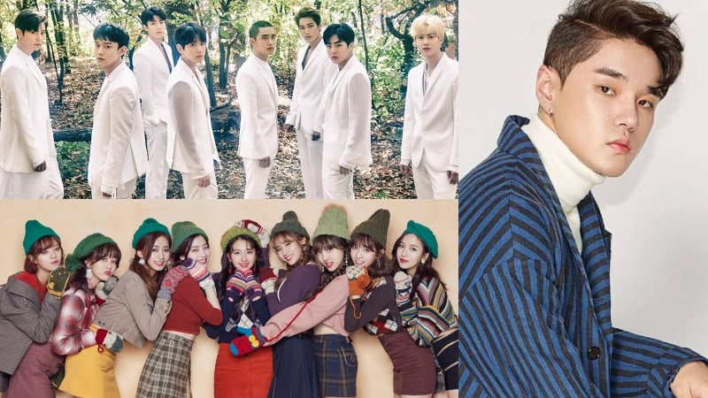 EXO, TWICE, Dean y más encabezan el chart semanal de Gaon