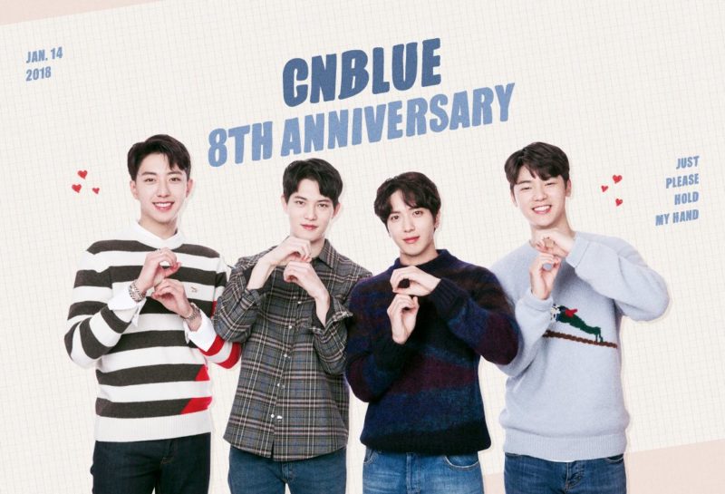 CNBLUE celebra su 8vo aniversario de debut con conmovedores mensajes de agradecimiento