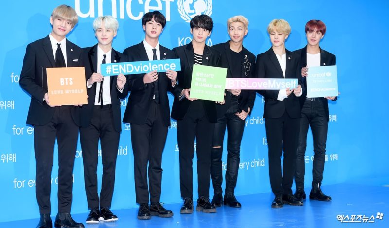 BTS dona las ganancias de sus nuevos emoticonos a la campaña “Love Myself” de UNICEF