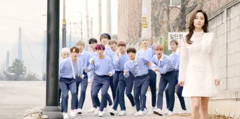 El grupo de 14 miembros 14U compite por amor en nuevo video musical