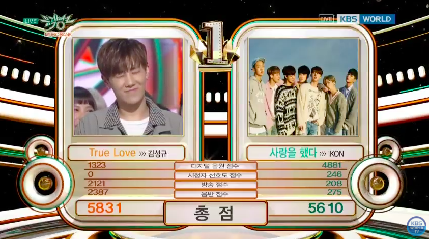 Sunggyu obtiene su segunda victoria con ‘True Love’ en ‘Music Bank’