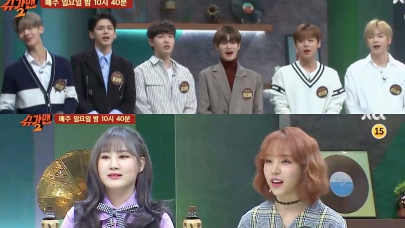 Wanna One se enfrenta a Park Jimin y Baek A Yeon en vista previa de “Sugar Man 2”