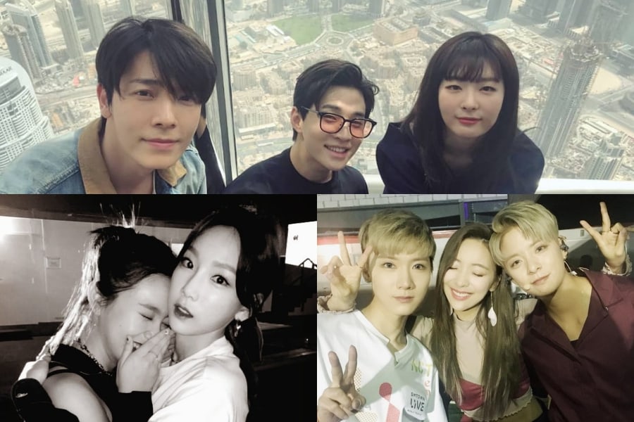 Los artistas de SMTOWN pasan tiempo de calidad juntos en Dubái