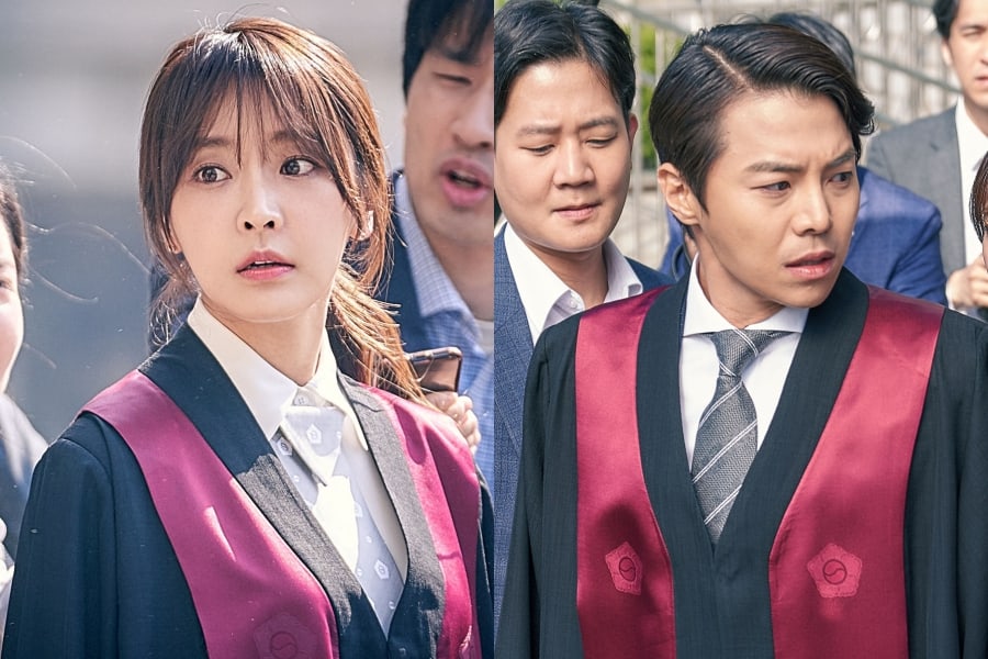 Jung Yoo Mi y Park Eun Suk se enfrentan a los reporteros en “Partners For Justice”
