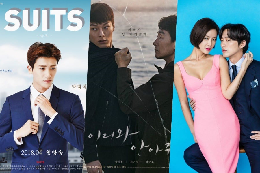“Suits” ocupa el primer lugar de audiencia entre los dramas nocturnos de los miércoles