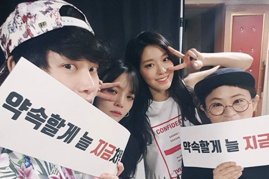 Jimin de AOA habla de sus mejores amigos Kim Heechul, Seolhyun y Kim Shin Young