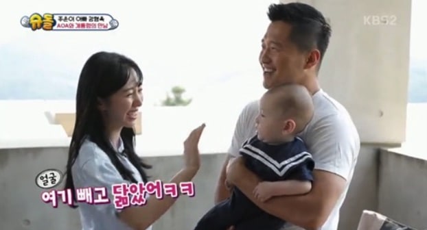 Seolhyun y Mina de AOA cambian pañales y entrenan perros en “The Return Of Superman”