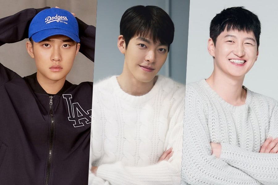 Kim Woo Bin envía un camión de café para mostrar apoyo a D.O. de EXO y Jung Soo Kyo