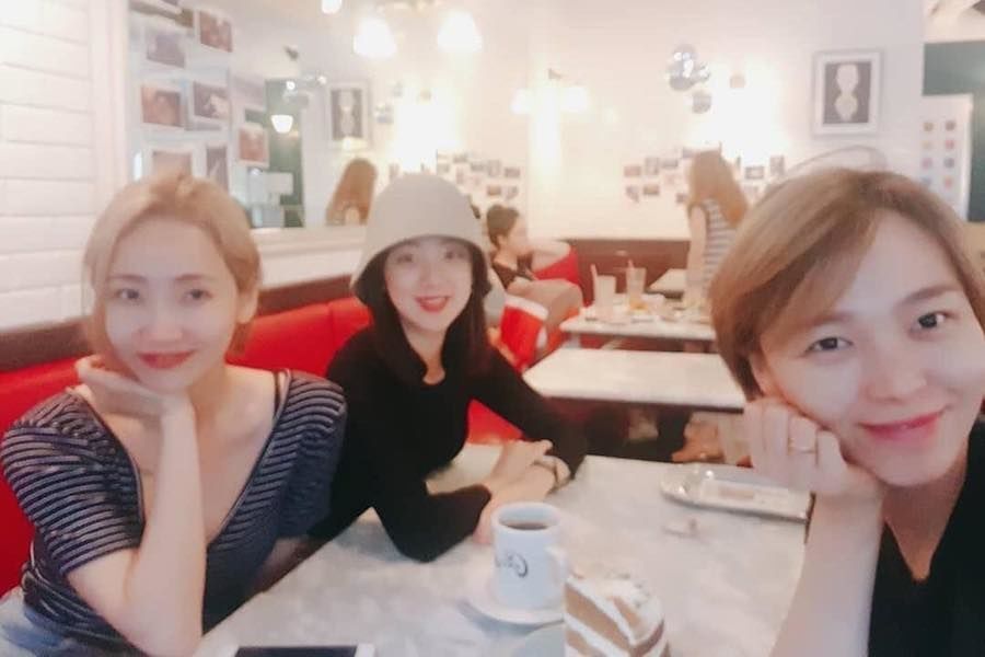 Las integrantes de Wonder Girls muestran su eterna amistad en una reunión parcial reciente