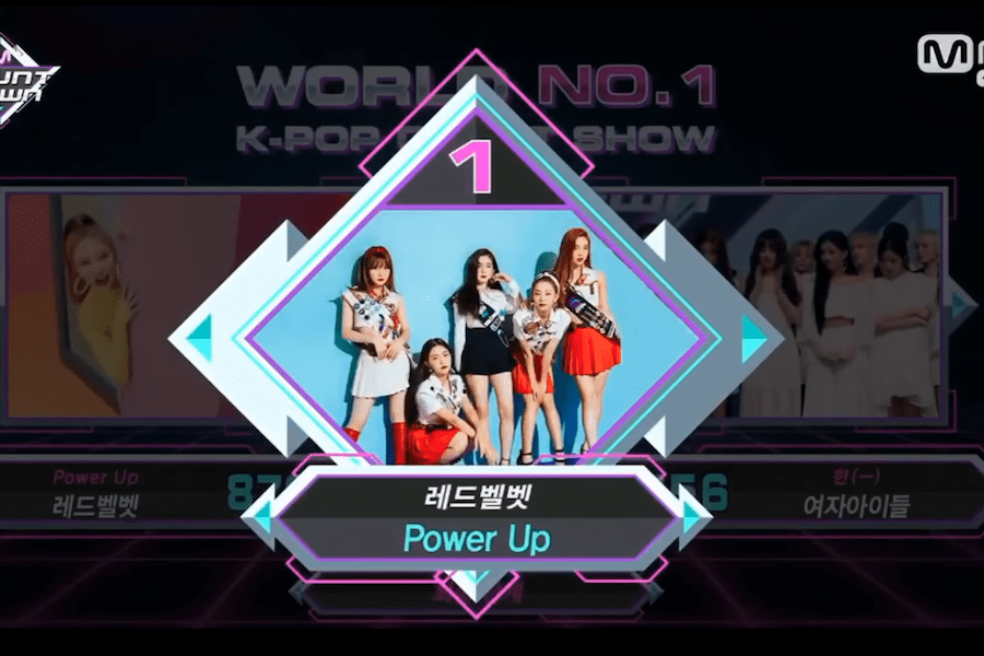 Red Velvet obtiene séptima victoria para “Power Up” en “M!Countdown” – Presentaciones de los grupos de “Produce 48”, (G)I-DLE y más