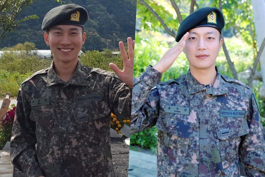Eunkwang de BTOB y Yoon Doojoon de Highlight completan exitosamente su entrenamiento básico