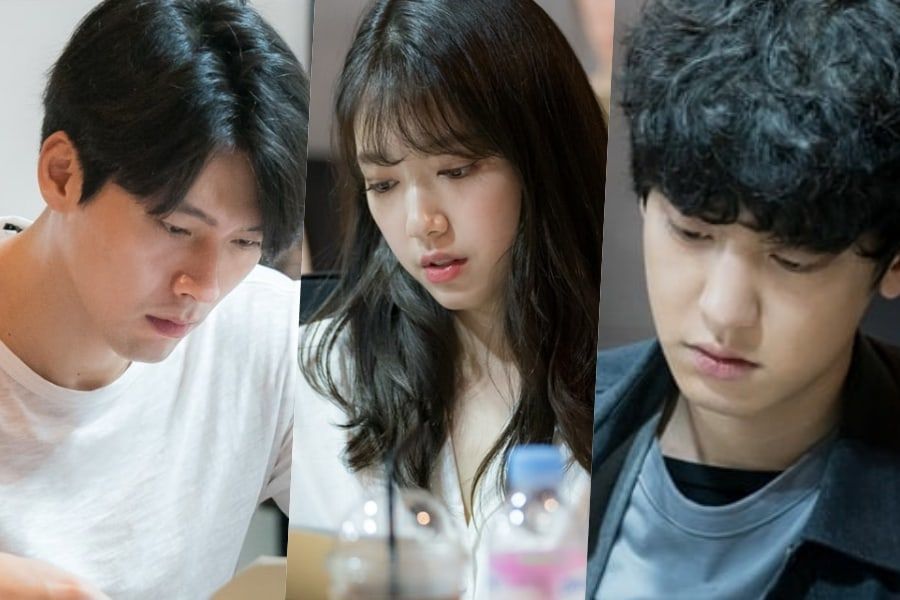 Hyun Bin, Park Shin Hye y Chanyeol muestran sus habilidades de actuación en la lectura de guión de “Memories Of The Alhambra”