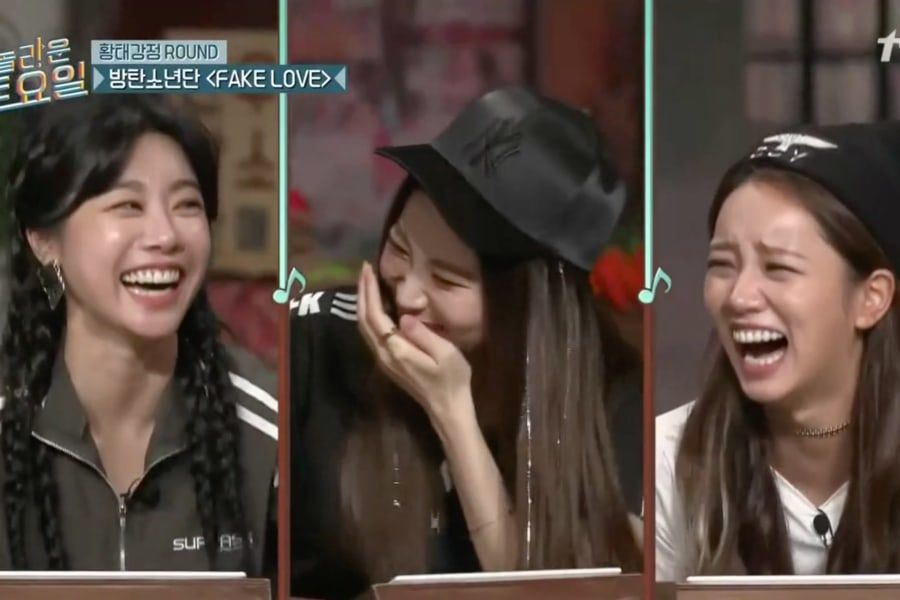 Sin querer Sojin y Yura de Girl’s Day hacen que el elenco de “Amazing Saturday” aprecie a Hyeri