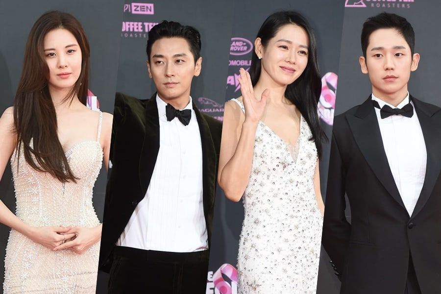 Estrellas brillan en la alfombra roja de los Seoul Awards