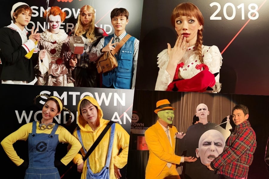 Artistas de SM sorprenden con disfraces una vez más en la fiesta de Halloween este año