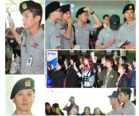Various Enlisted Stars Spotted at Incheon Airport