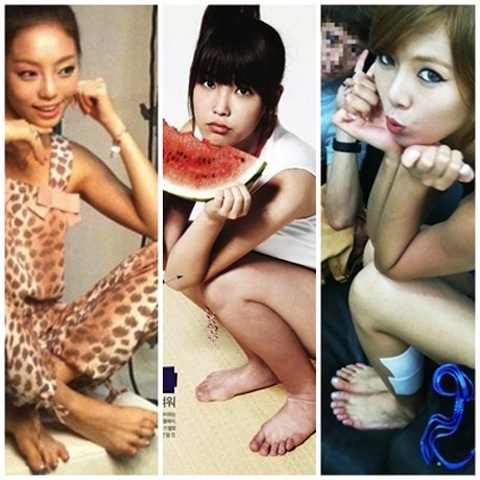 Female Stars’ Abused Feet from Kill Heels Captured