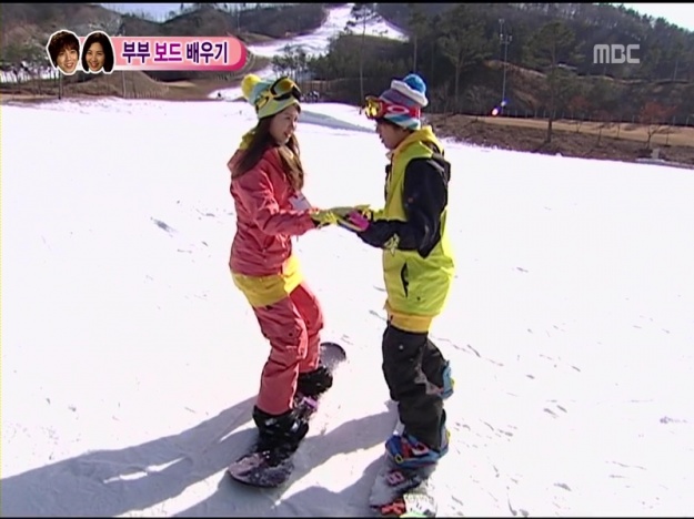 Goguma Couple Share Love at a Ski Resort
