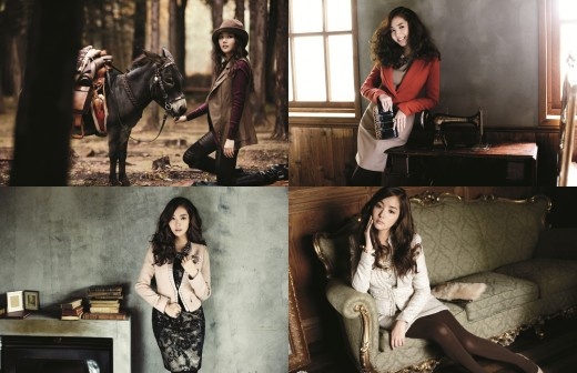 Park Min Young Models for Compagna’s Fall/Winter Collection