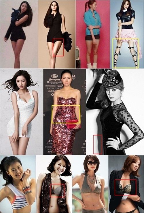 Female Stars’ Real Secret to S-lines in Photoshoots