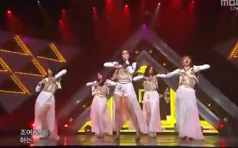 4minute Performs "Volume Up" on Music Core