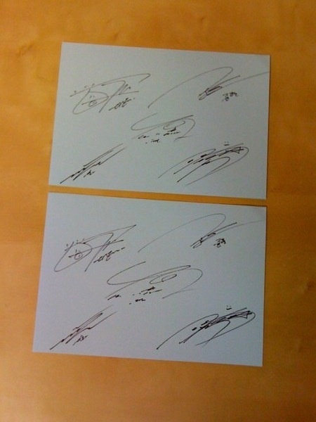 Announcing the SHINee Autograph Winners