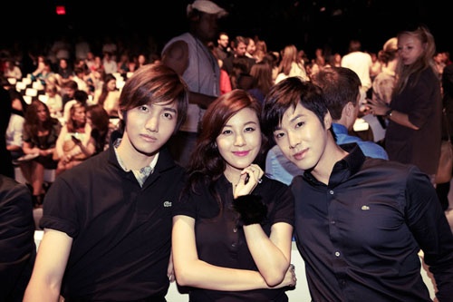 DBSK and Kim Ha Neul Attend New York Fashion Week