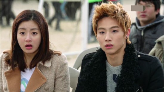 Kang Sora and JB Almost Kiss on "Dream High 2"