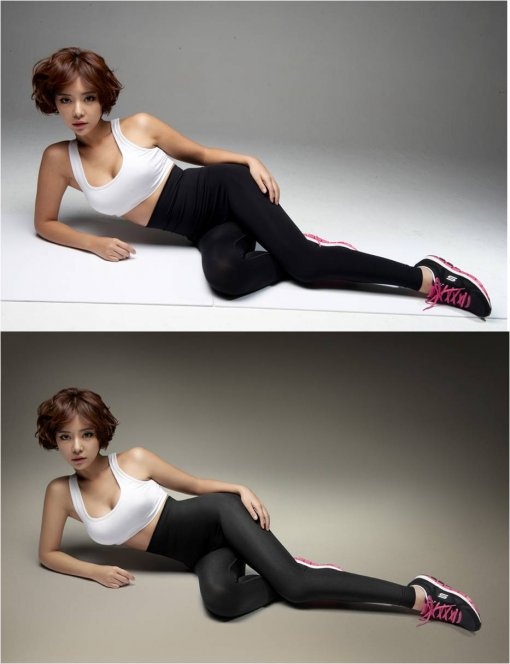 Hwang Jung Eum Garners Attention for Pre-Photoshop Photo