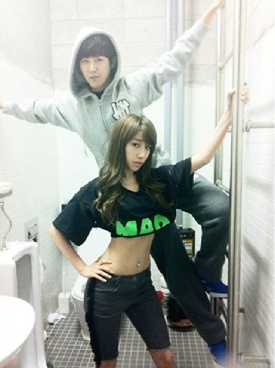 Jewelry’s Ha Joo Yeon & ZE:A’s KwangHee in the Bathroom Together?