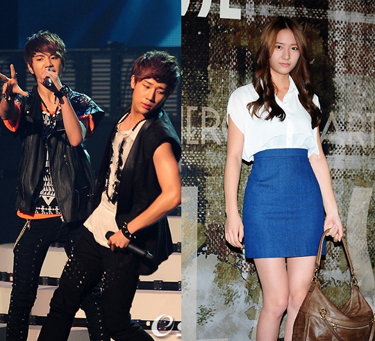 INFINITE Members Pick f(x)’s Krystal over HyunA