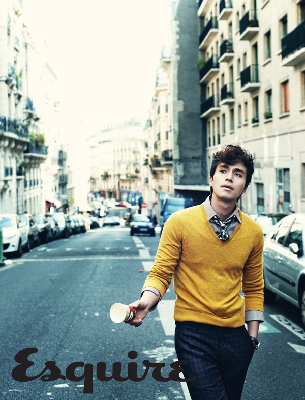 Lee Dong Wook Looking Chic in Paris