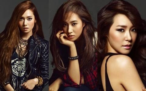 SNSD Jessica, Yuri, Tiffany’s Change Their Styles for Cosmo Photo Shoot